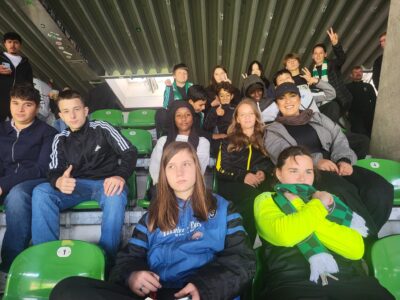 Gänsehaut im Weserstadion – Die Oberschule Sebaldsbrück bei Werder!